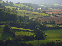 Farmland and woodland, Comley - geograph.org.uk - 1005560.jpg