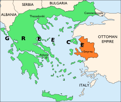 Location of Smyrna
