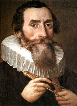 Johannes Kepler's portrait in 1610