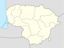 Nemunėlio Radviliškis is located in Lithuania