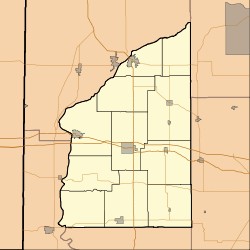 Mellott is located in Fountain County, Indiana
