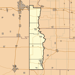 Dana is located in Vermillion County, Indiana