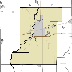 Dewey is located in Vigo County, Indiana