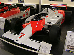 McLaren MP4 (MP4/1), competed in the 1981 Formula One season
