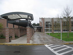 Meadowdale High School entrance.jpg