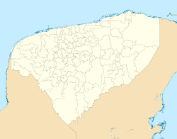 Dzidzantún is located in Yucatán