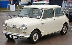 621 AOK the very first production Morris Mini-Minor—built 1959