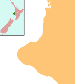 Omata is located in Taranaki Region