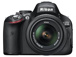 Nikon D5100 with 18-55mm VR kit lens