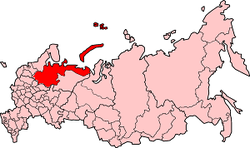 Location of Northern Oblast