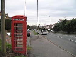 Telephone box, Upper Marlbrook - geograph.org.uk - 1168718.jpg