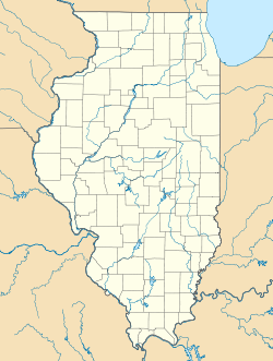 Map showing the location of Mautino State Fish and Wildlife Area