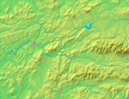 Location of Nová Bystrica within the Žilina Region
