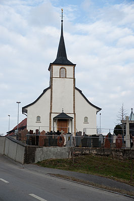 Delley-Portalban - Church in Delley-Portalban