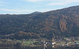View across Lake Ossiach