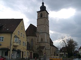 The Johanneskirche, built between 1398 and 1440, is one of the oldest buildings in Crailsheim