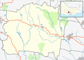 Dunnstown is located in Shire of Moorabool