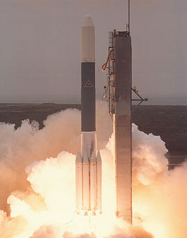 Launch of SolarMax on a Delta 3910