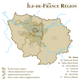 Massy is located in Île-de-France (region)