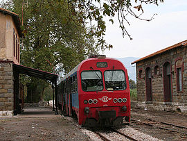 Train station at Messini