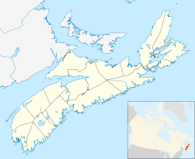 Middleton is located in Nova Scotia