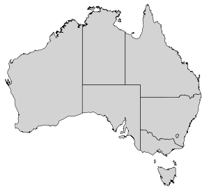 Australia map, States.svg