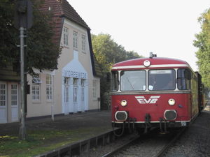The Moor Express at Worpswede station