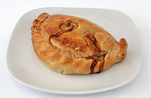 A Cornish pasty