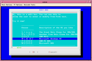 Screenshot showing dialog's editbox widget