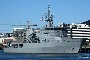 HMNZS Wellington in September 2010