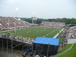 Fawcett Stadium before the start of the 2006 Pro Football Hall of Fame Game