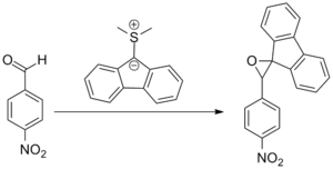 The first example of the Johnson–Corey–Chaykovsky reaction