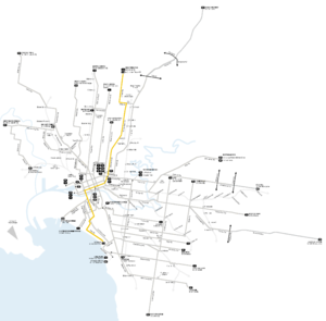 Melbourne trams route 112 map.png