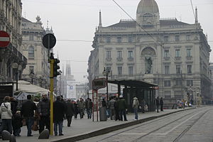 Milano, piazzale Cordusio. Foto Giovanni Dall'Orto 6-gen-2007 - 05.jpg