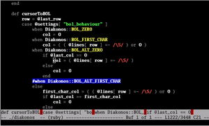 A screenshot of Diakonos