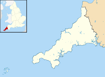 Maps of castles in England by county is located in Cornwall