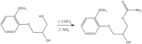 Methocarbamol synthesis.png