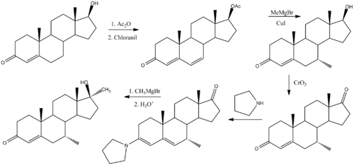 Mibolerone synthesis.png