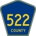 County Route 522 marker