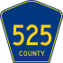 County Route 525 marker
