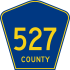 County Route 527 marker