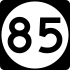 Route 85 marker
