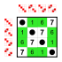 Klein four-group; Cayley table; subgroup of S4 (elements 0,1,6,7).svg