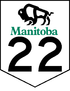 Manitoba Highway 22 shield
