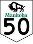 Manitoba Highway 50 shield