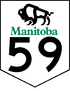 Manitoba Highway 59 shield