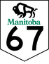 Manitoba Highway 67 shield