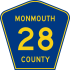 Monmouth County Route 28 NJ.svg