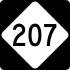 NC 207 marker