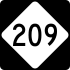NC 209 marker
